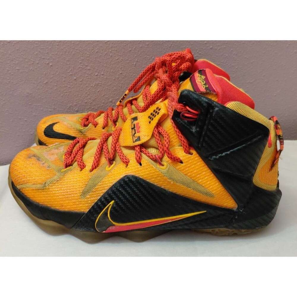 Nike Lebron 12 CLE Cleaveland Witness Men's Size 8.5- 684593-830 - Picture 3 of 10